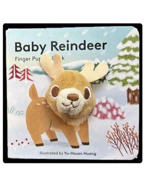 BUNDLE & SAVE 🎉 Baby Reindeer Plush Finger Puppet Book